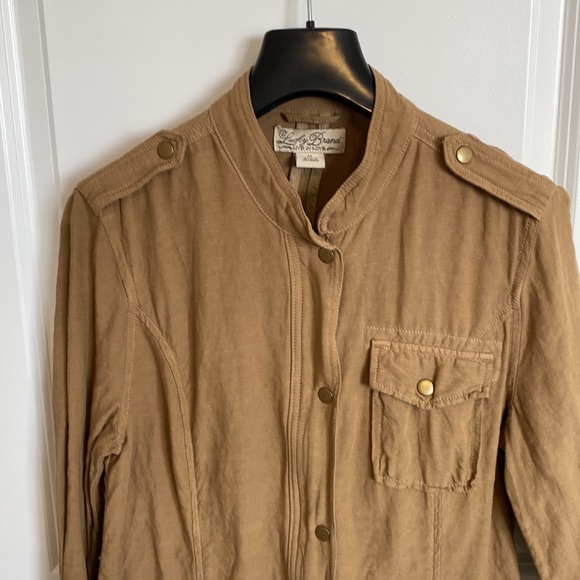 Lucky Brand Wildwood Linen Zip Jacket - Picture 3 of 12